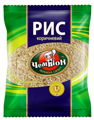 Рис коричневий ЧЕМПІОН, 800 г